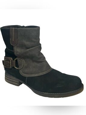 Remonte Ankle Faux Fur Lined Biker Boots 41 EU 8-8.5 US